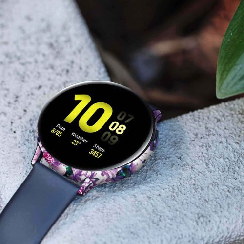 Samsung_Galaxy Watch Active 2 (44mm)_Purple_Flower_4